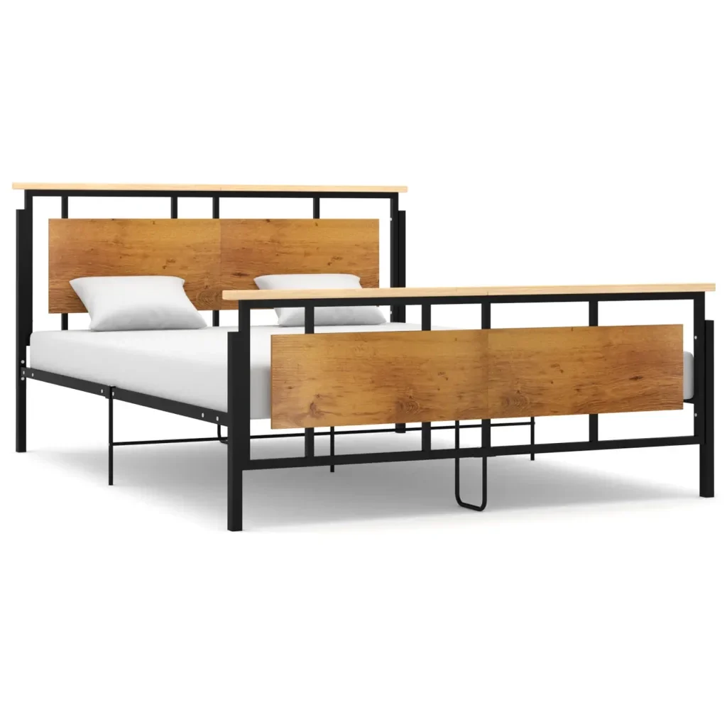 Letto matrimoniale | Letto per adulti | Giroletto in Metallo 160x200 cm