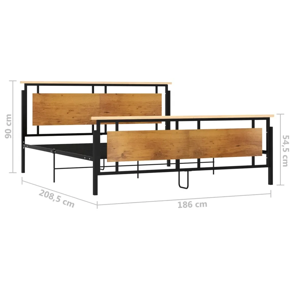 Letto matrimoniale | Letto per adulti | Giroletto in Metallo 180x200 cm - Image 7