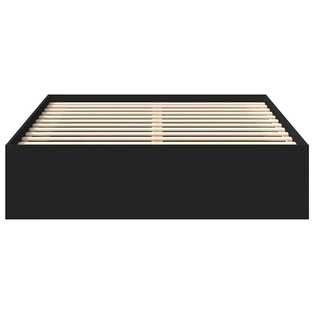 Letto matrimoniale | Letto per adulti | Giroletto in Nero 120x200 cm - Image 5