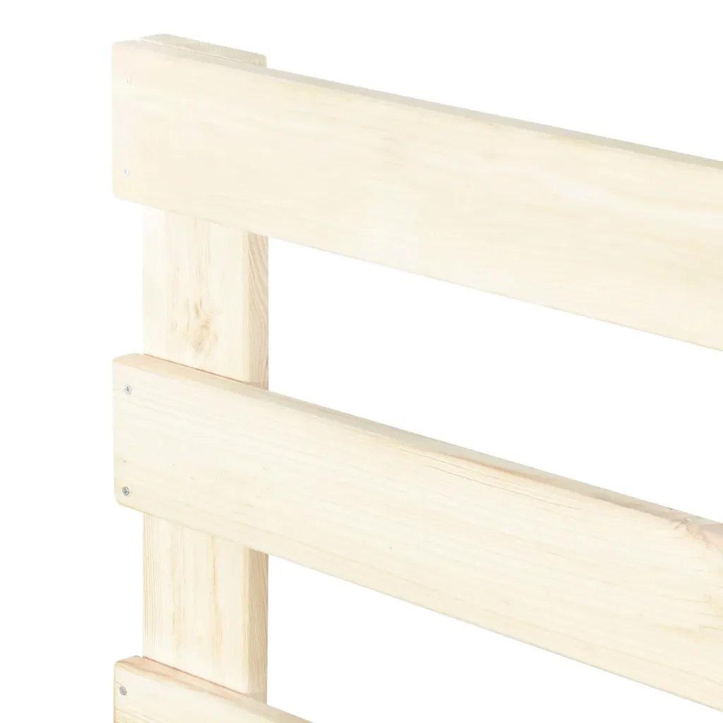 Letto matrimoniale | Letto per adulti | Giroletto in Pallet di Legno Massello di Pino 180x200 cm - Image 6