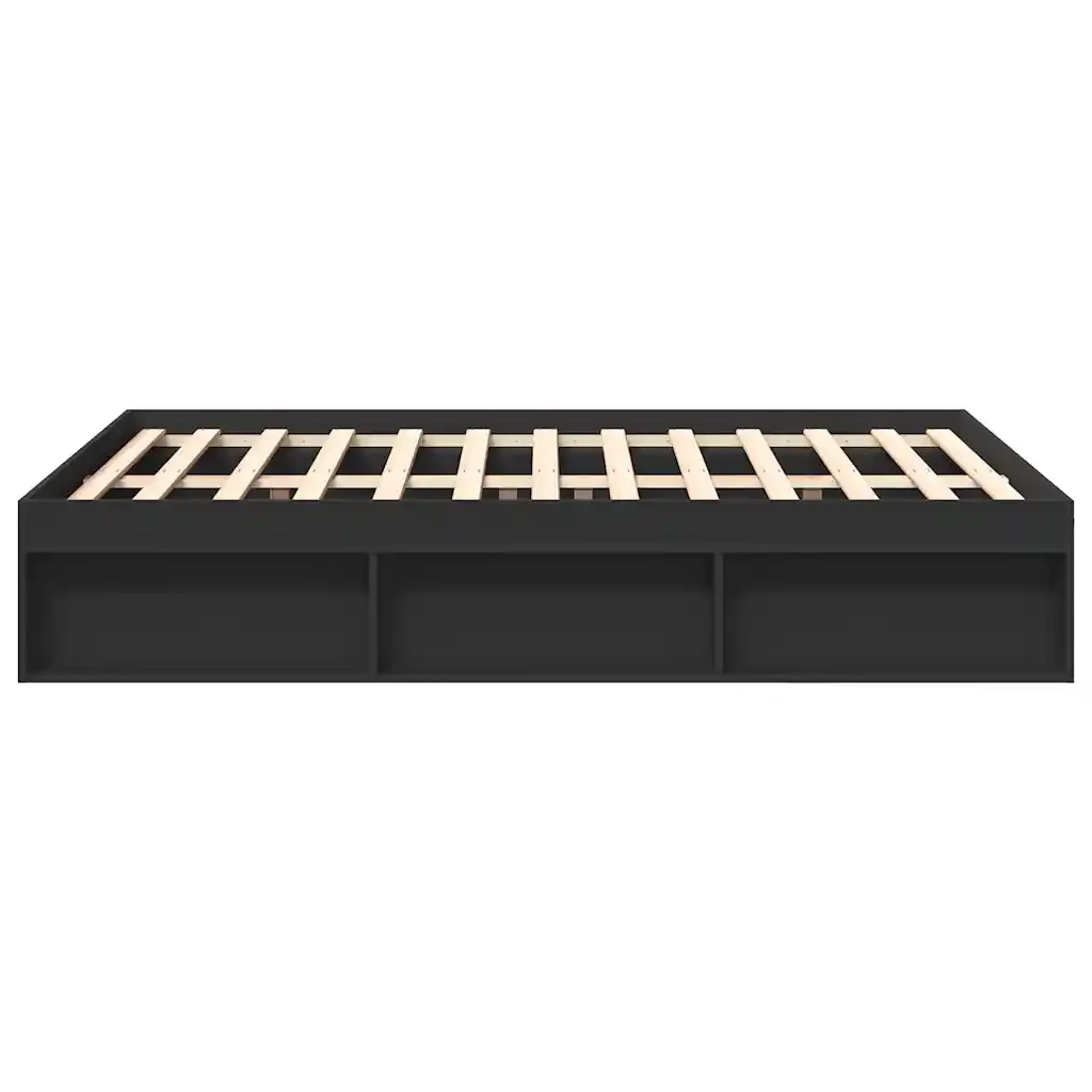 Letto matrimoniale | Letto per adulti | Giroletto Nero 120x190 cm Small Double - Image 6