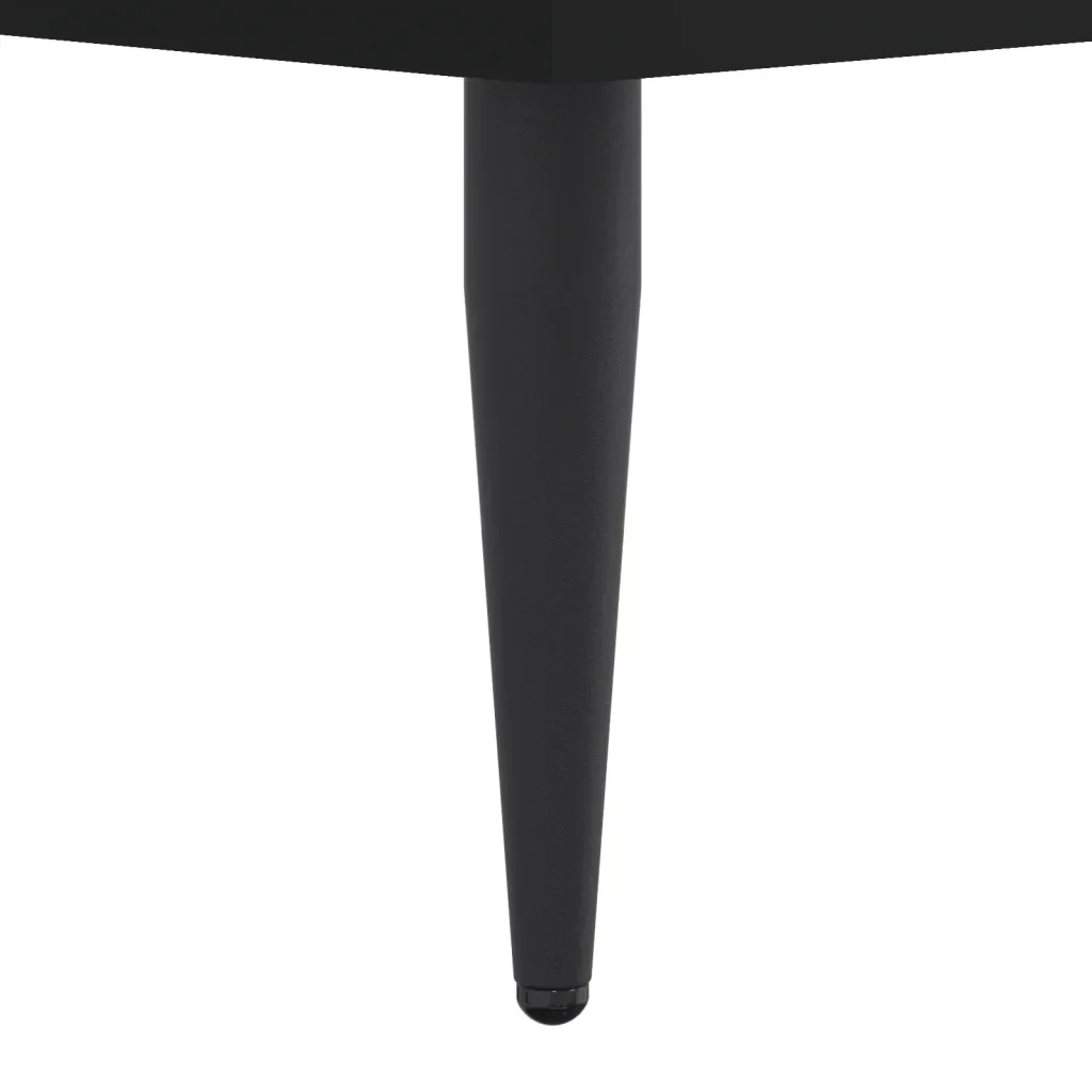 Letto matrimoniale | Letto per adulti | Giroletto Nero 140x190 cm in Legno Multistrato - Image 8