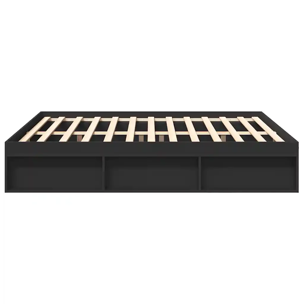 Letto matrimoniale | Letto per adulti | Giroletto Nero 180x200 cm Super King - Image 6