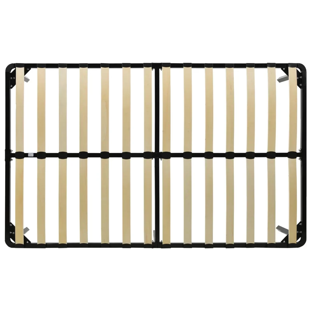 Letto matrimoniale | Letto per adulti | Giroletto Nero in Metallo 140x200 cm - Image 5