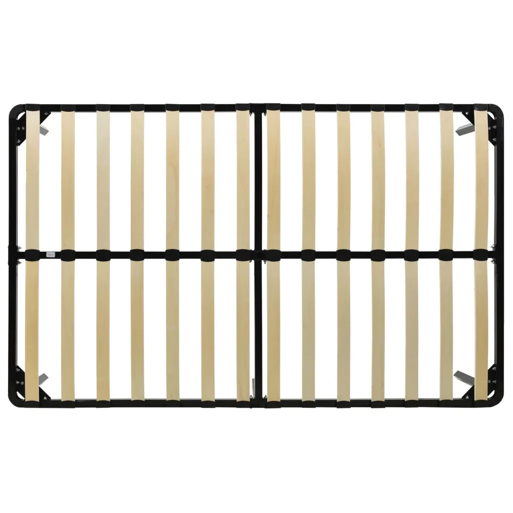 Letto matrimoniale | Letto per adulti | Giroletto Nero in Metallo 200x200 cm - Image 5