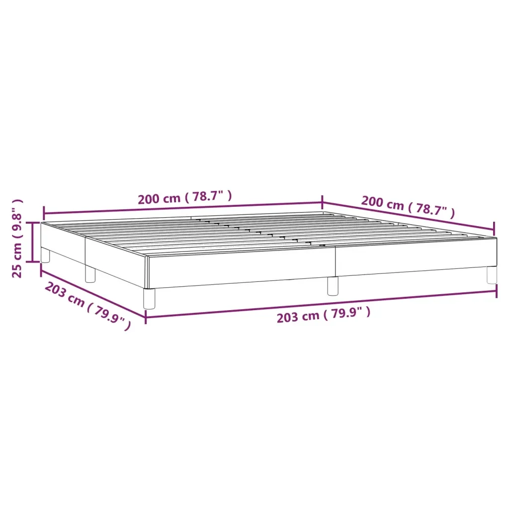 Letto matrimoniale | Letto per adulti | Giroletto Rosa 200x200 cm in Velluto - Image 9