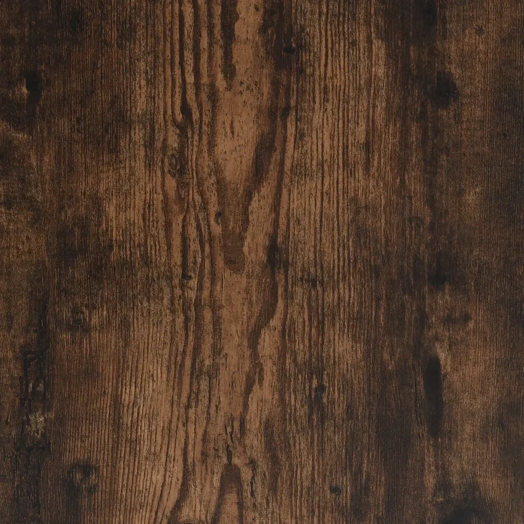 Letto matrimoniale | Letto per adulti | Giroletto Rovere Fumo 135x190 cm in Legno Multistrato - Image 9