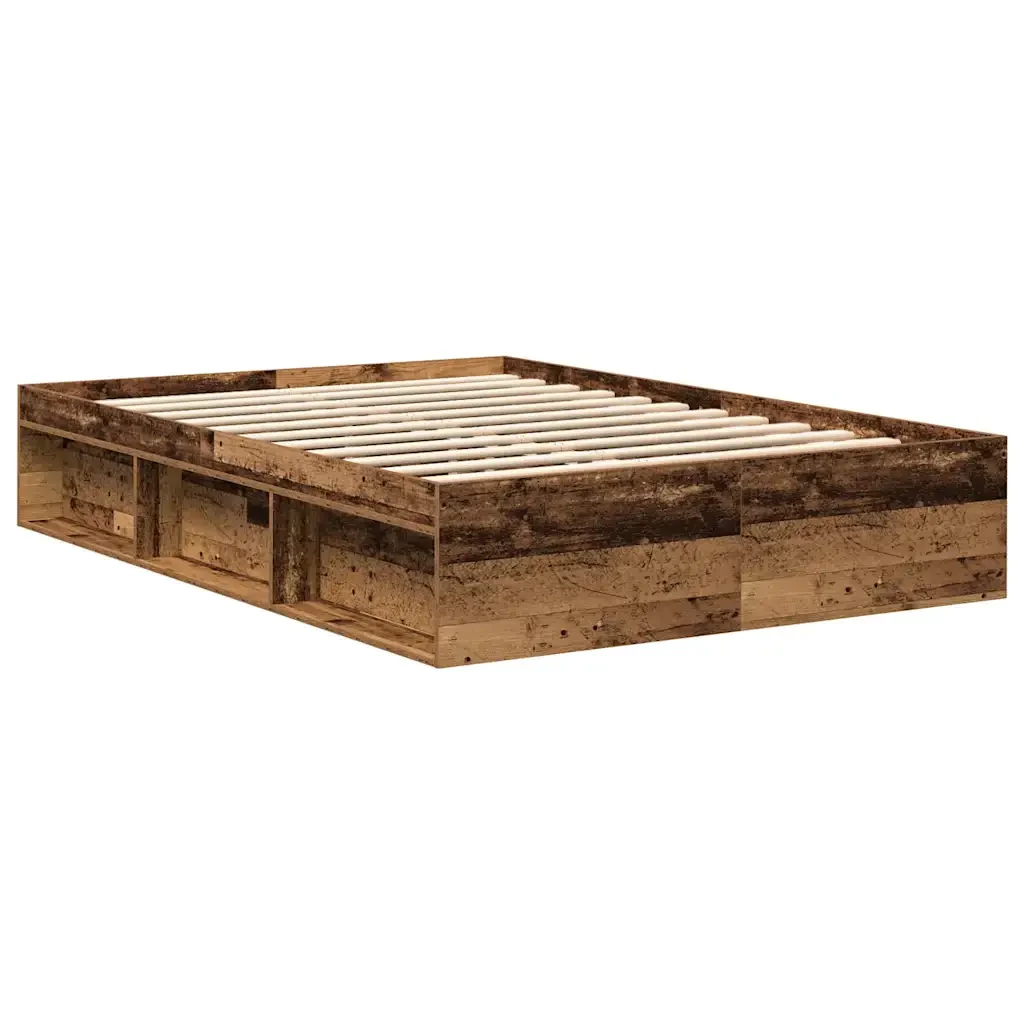 Letto matrimoniale | Letto per adulti | Giroletto Rovere Fumo 90x190 cm - Image 7