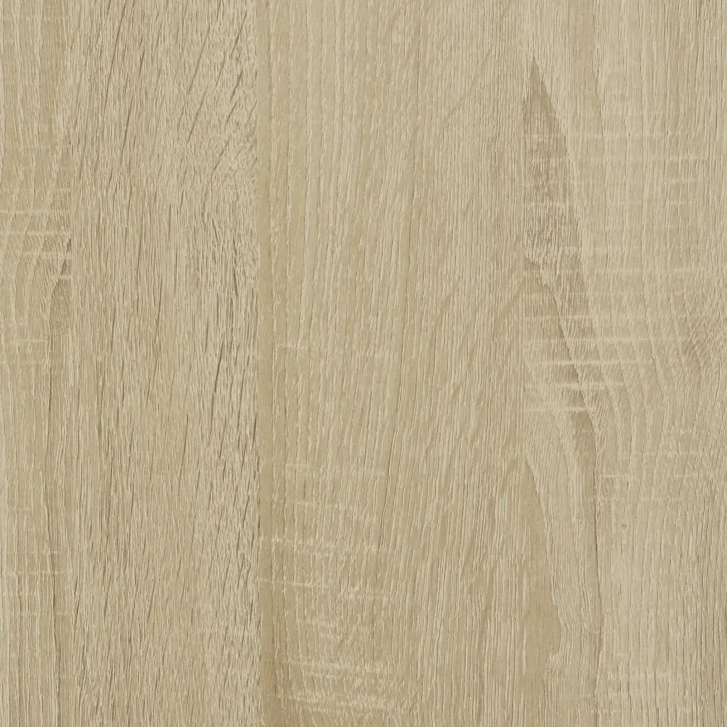 Letto matrimoniale | Letto per adulti | Giroletto Rovere Sonoma 120x200 cm in Legno Multistrato Metallo - Image 8