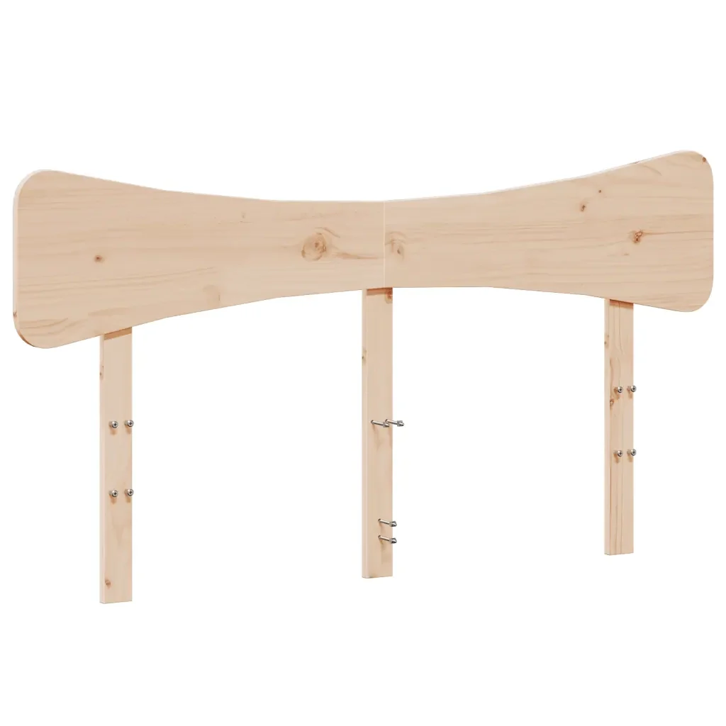 Letto matrimoniale | Letto per adulti | Giroletto senza Materasso 120x190 cm in Legno Massello di Pino - Image 6
