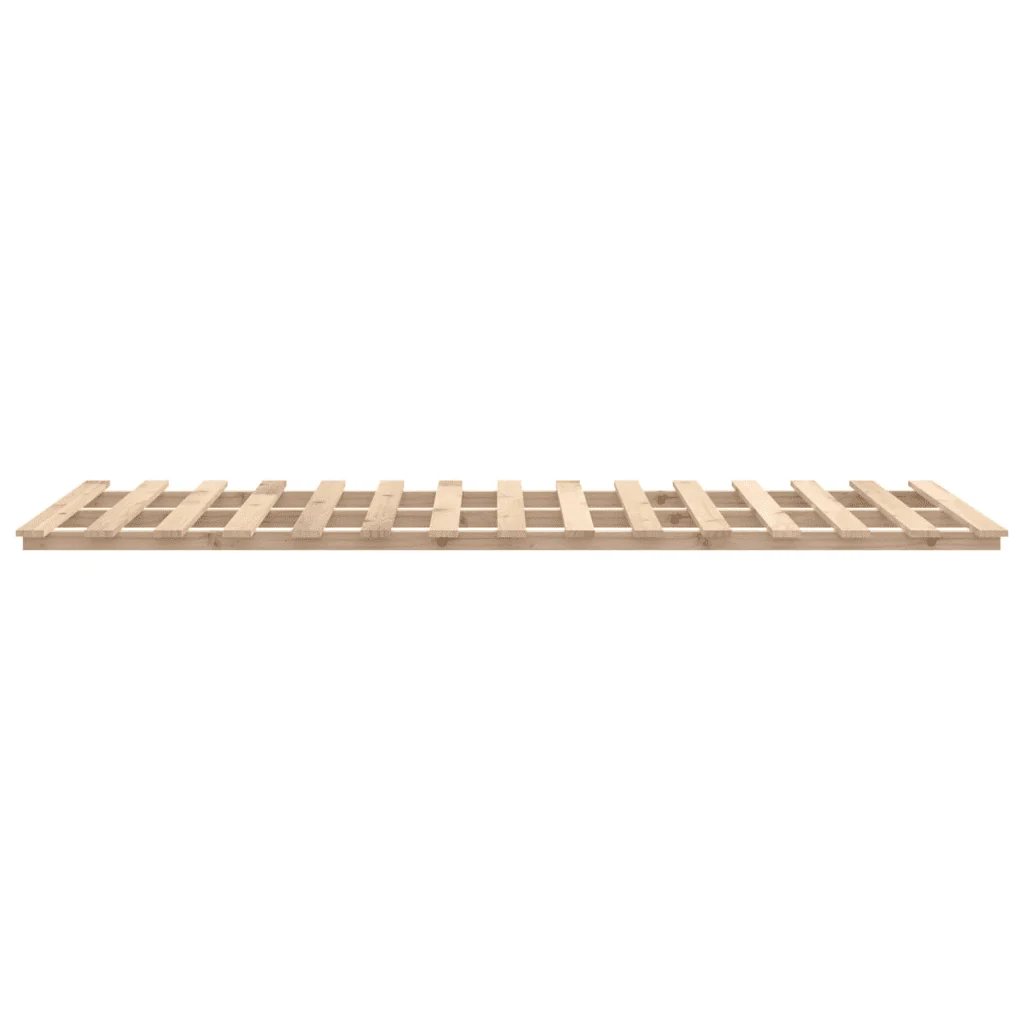 Letto matrimoniale | Letto per adulti | Giroletto senza Materasso 120x200 cm in Legno Massello di Pino - Image 6