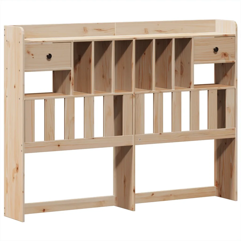Letto matrimoniale | Letto per adulti | Giroletto senza Materasso 140x200 cm in Legno Massello di Pino - Image 6