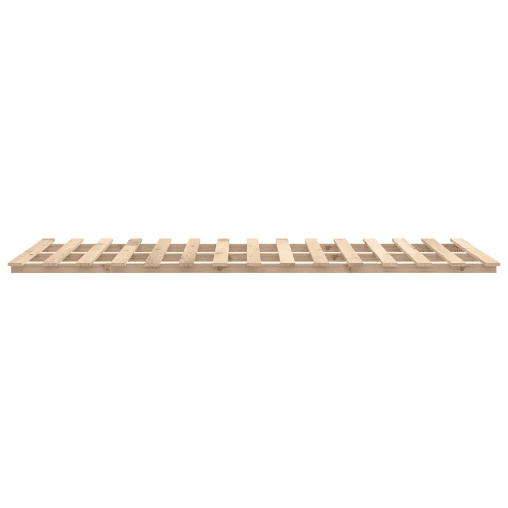 Letto matrimoniale | Letto per adulti | Giroletto senza Materasso 140x200 cm in Legno Massello di Pino - Image 6