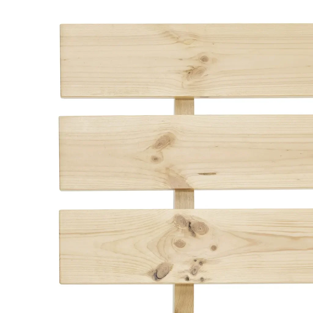 Letto matrimoniale | Letto per adulti | Giroletto senza Materasso 140x200 cm in Legno Massello di Pino - Image 6