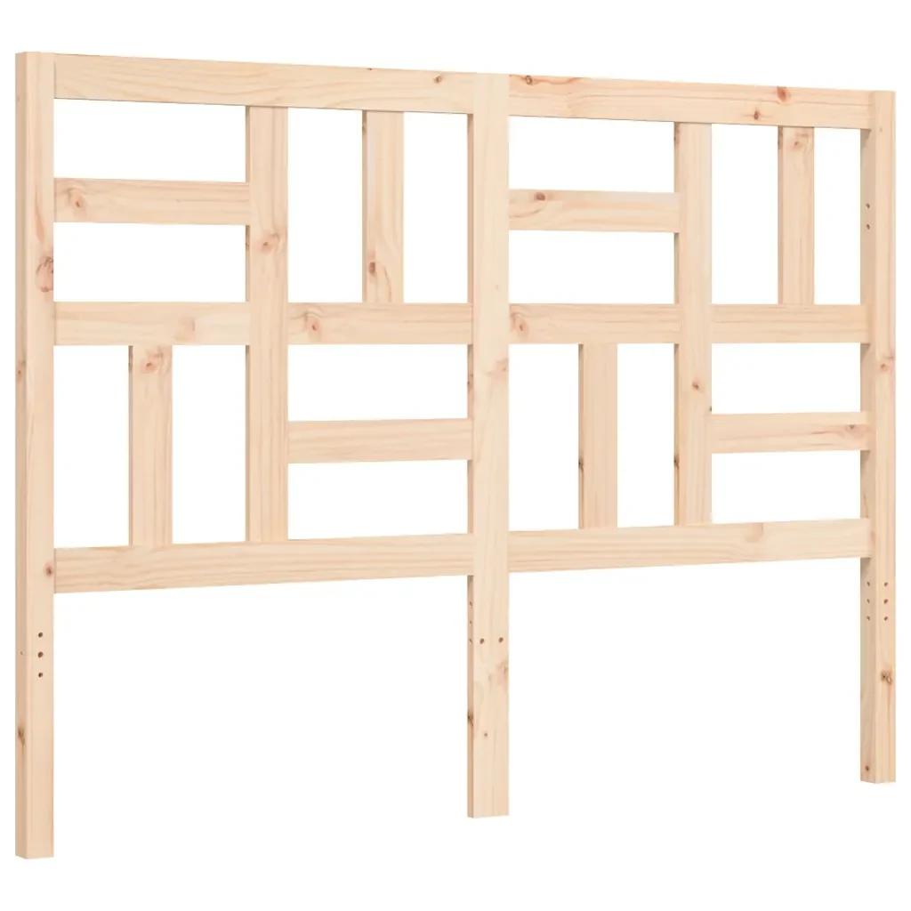 Letto matrimoniale | Letto per adulti | Giroletto senza Materasso 140x200 cm in Legno Massello di Pino - Image 8