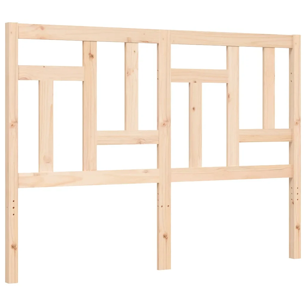 Letto matrimoniale | Letto per adulti | Giroletto senza Materasso 140x200 cm in Legno Massello di Pino - Image 8