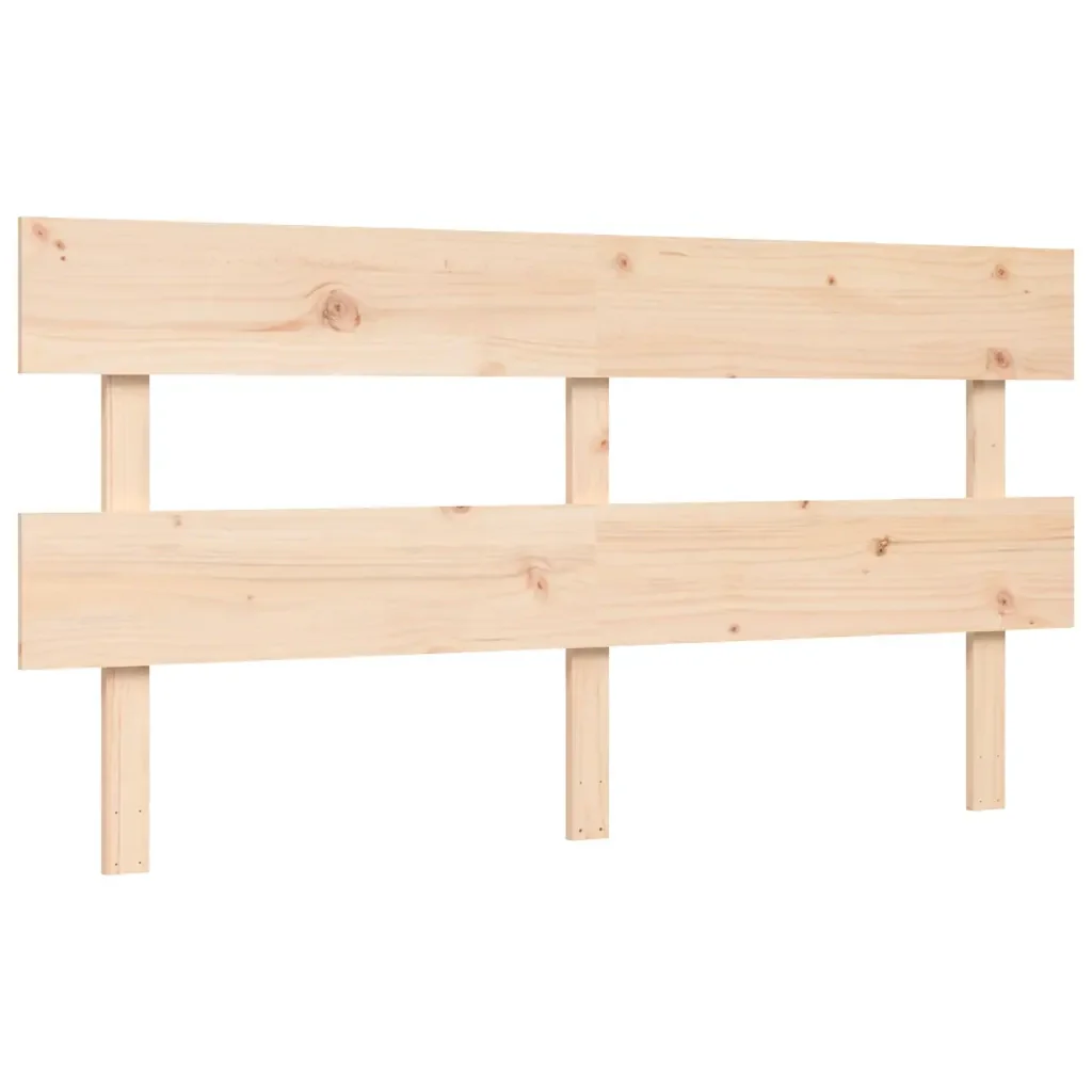 Letto matrimoniale | Letto per adulti | Giroletto senza Materasso 160x200 cm in Legno Massello di Pino - Image 8