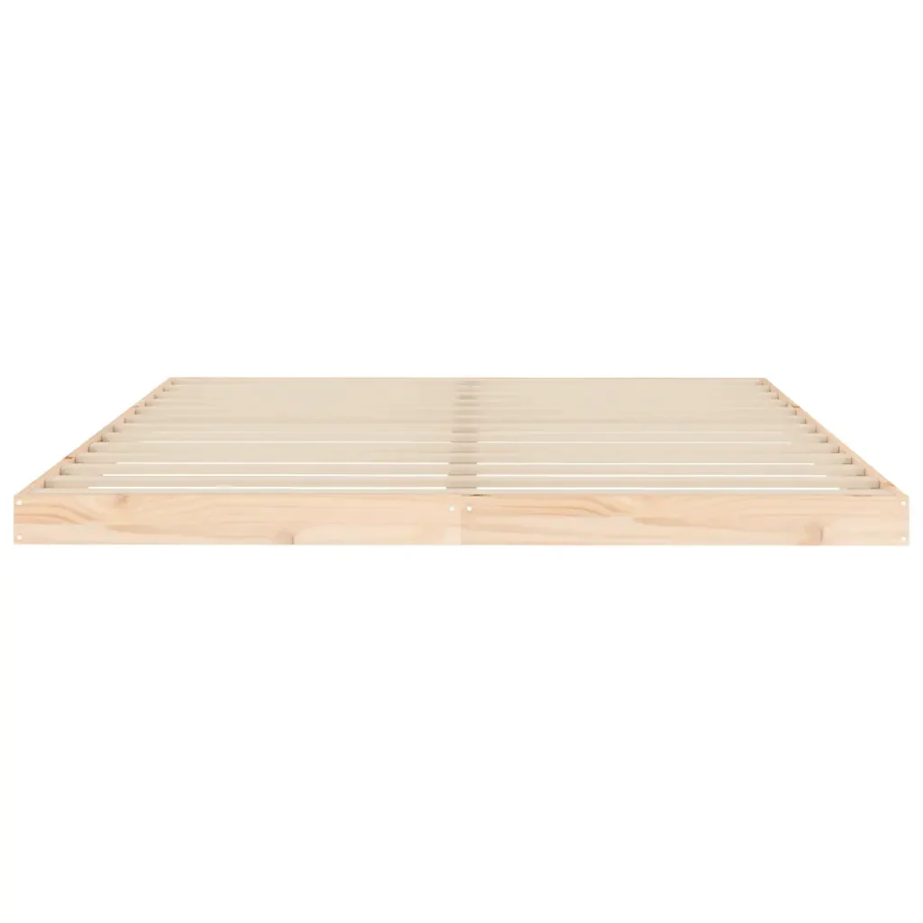 Letto matrimoniale | Letto per adulti | Giroletto senza Materasso 160x200 cm in Legno Massello di Pino - Image 5