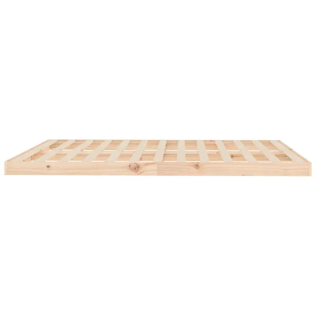 Letto matrimoniale | Letto per adulti | Giroletto senza Materasso 160x200 cm in Legno Massello di Pino - Image 6