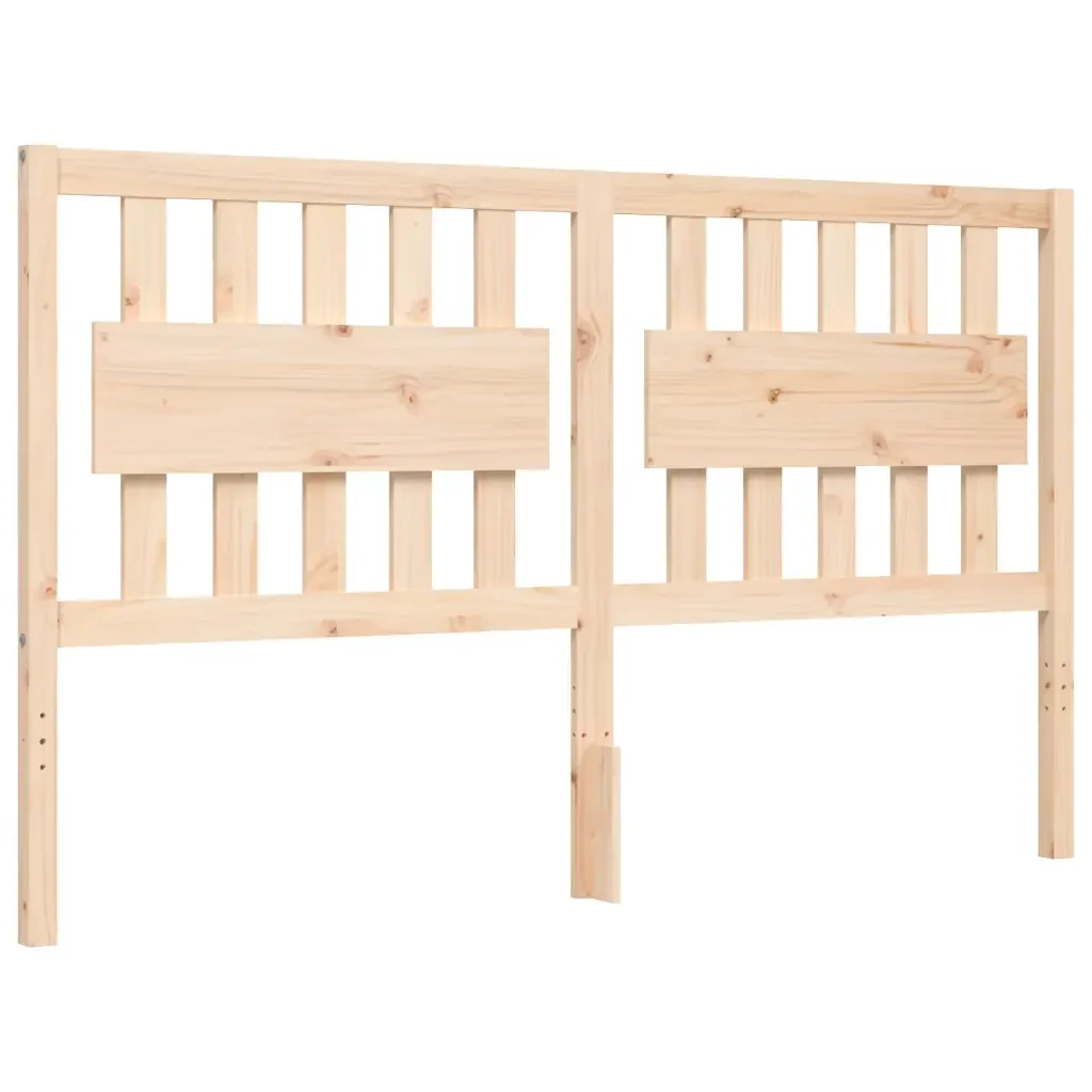 Letto matrimoniale | Letto per adulti | Giroletto senza Materasso 160x200 cm in Legno Massello di Pino - Image 8