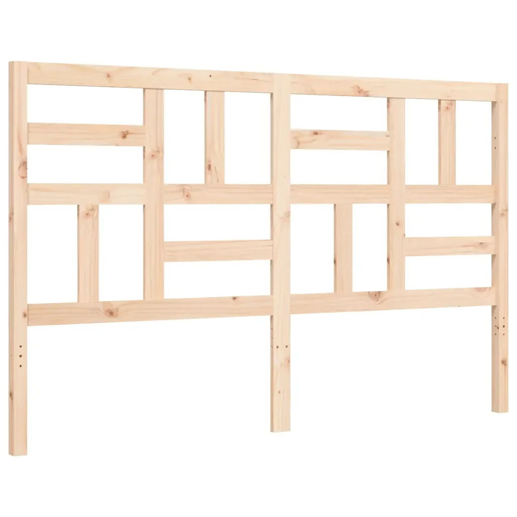 Letto matrimoniale | Letto per adulti | Giroletto senza Materasso 160x200 cm in Legno Massello di Pino - Image 8