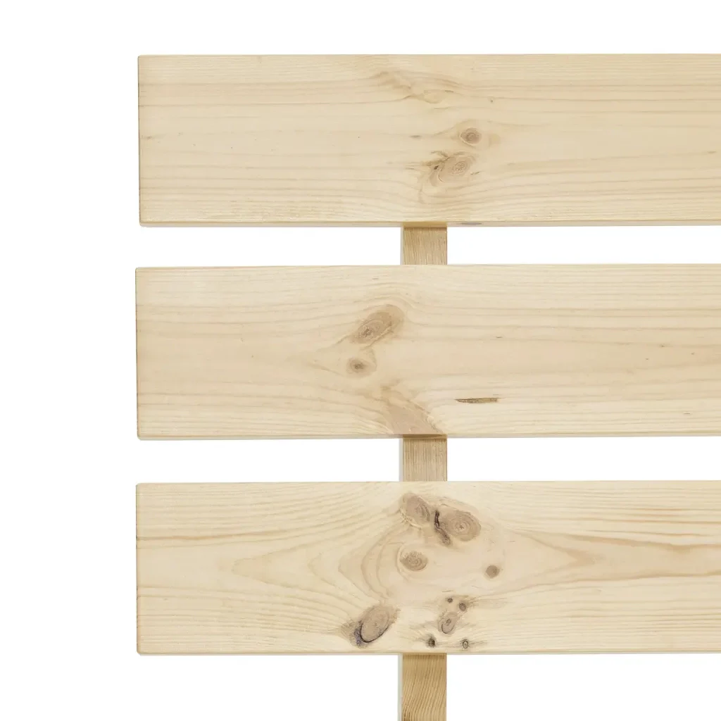 Letto matrimoniale | Letto per adulti | Giroletto senza Materasso 160x200 cm in Legno Massello di Pino - Image 6