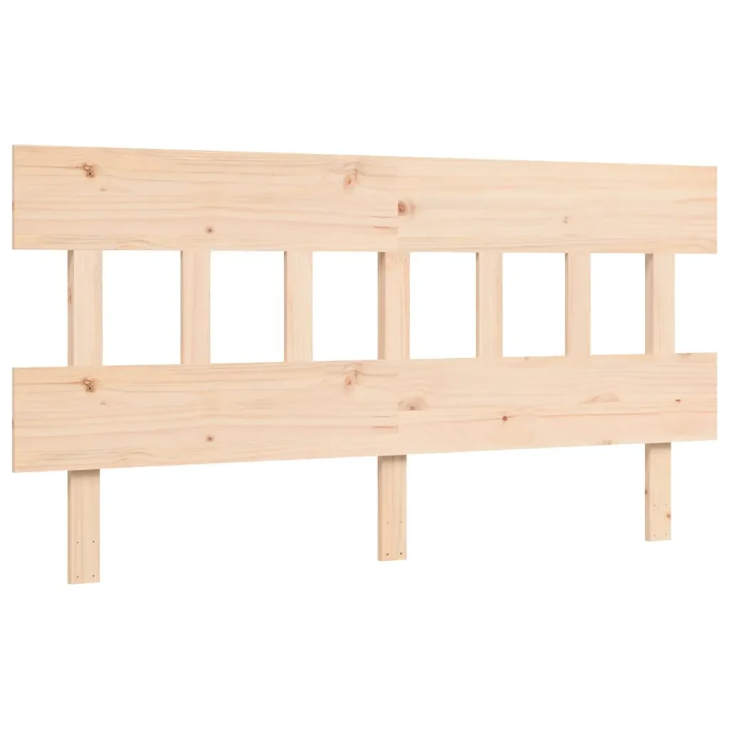 Letto matrimoniale | Letto per adulti | Giroletto senza Materasso 160x200 cm in Legno Massello di Pino - Image 8