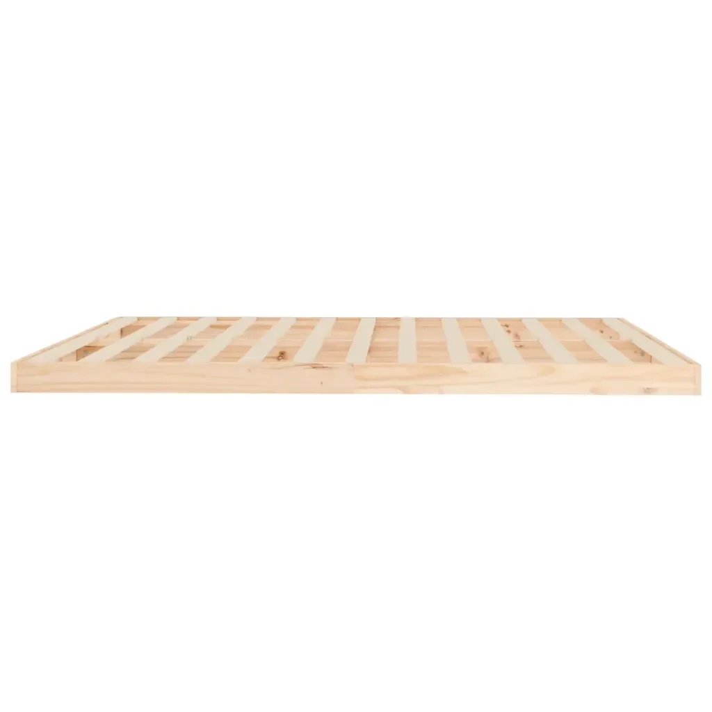 Letto matrimoniale | Letto per adulti | Giroletto senza Materasso 180x200 cm in Legno Massello di Pino - Image 6