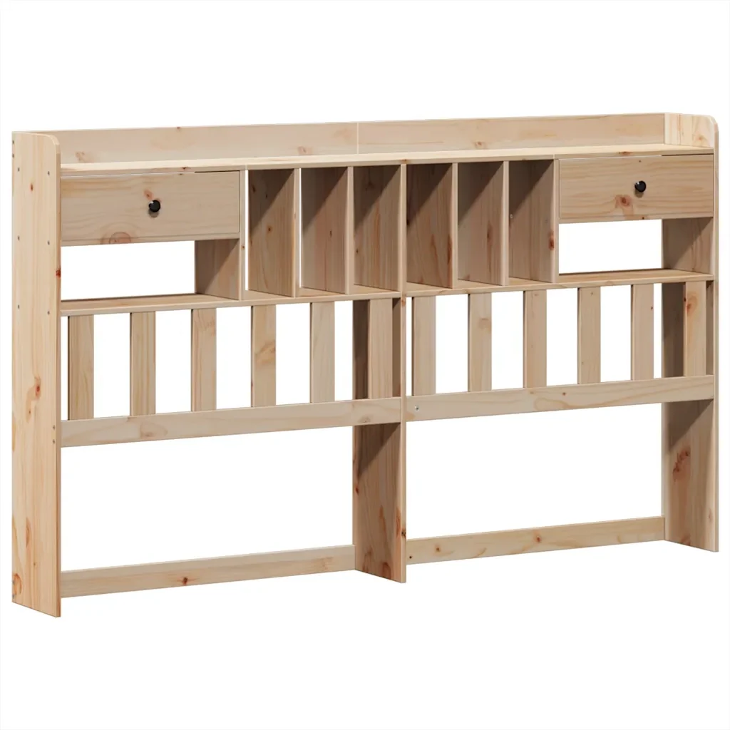 Letto matrimoniale | Letto per adulti | Giroletto senza Materasso 180x200 cm in Legno Massello di Pino - Image 6