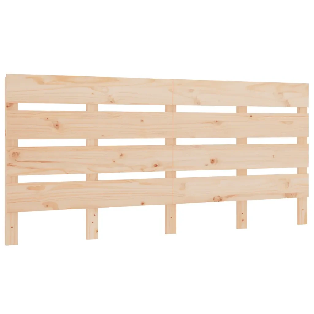Letto matrimoniale | Letto per adulti | Giroletto senza Materasso 200x200 cm in Legno Massello di Pino - Image 9