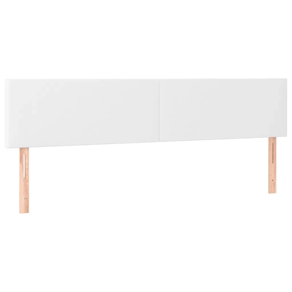Letto matrimoniale | Letto per adulti | Giroletto senza Materasso Bianco 120x190 cm Similpelle - Image 8