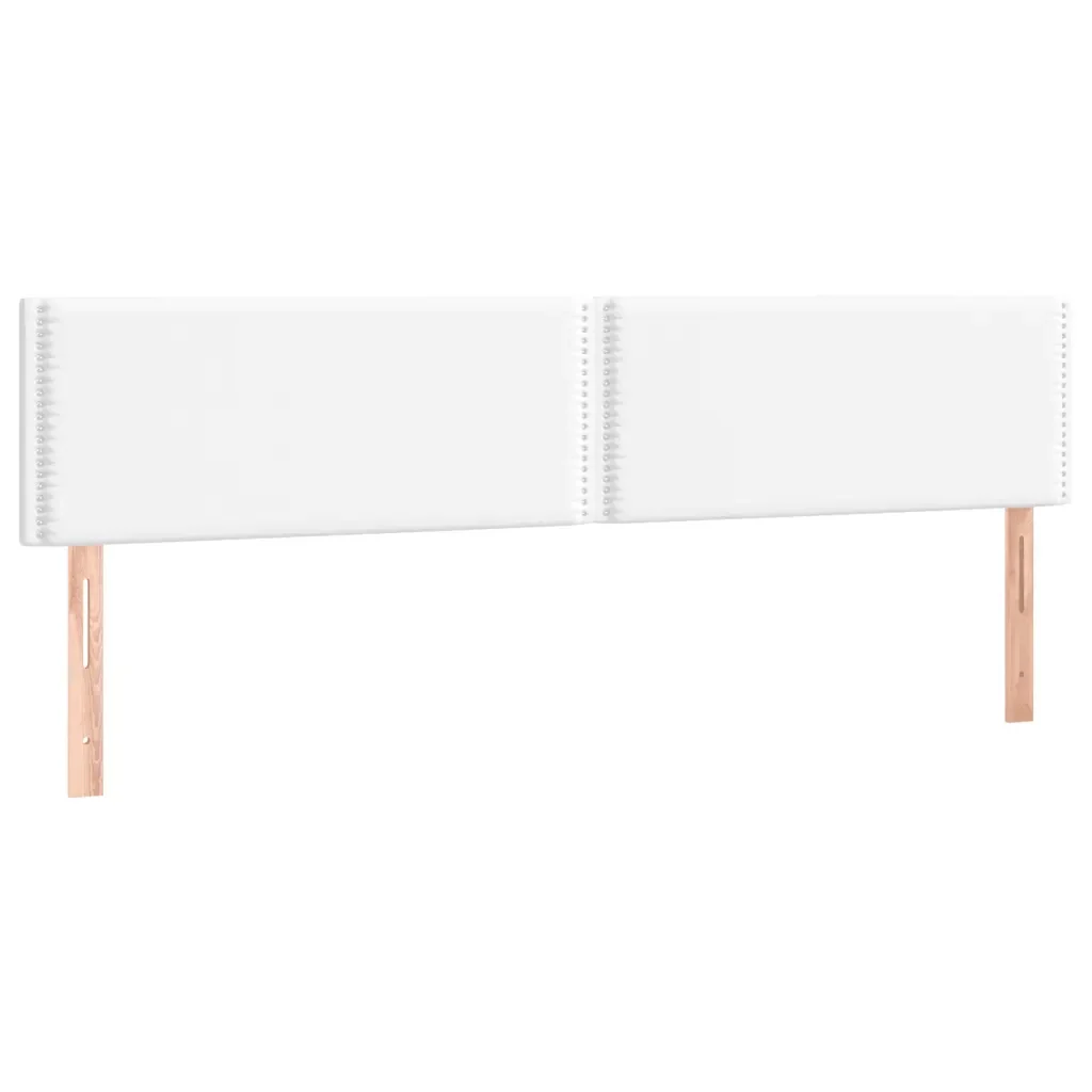 Letto matrimoniale | Letto per adulti | Giroletto senza Materasso Bianco 120x190 cm Similpelle - Image 8