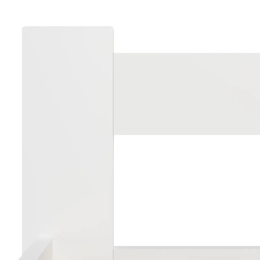 Letto matrimoniale | Letto per adulti | Giroletto senza Materasso Bianco 140x200 cm in Legno di Pino - Image 5