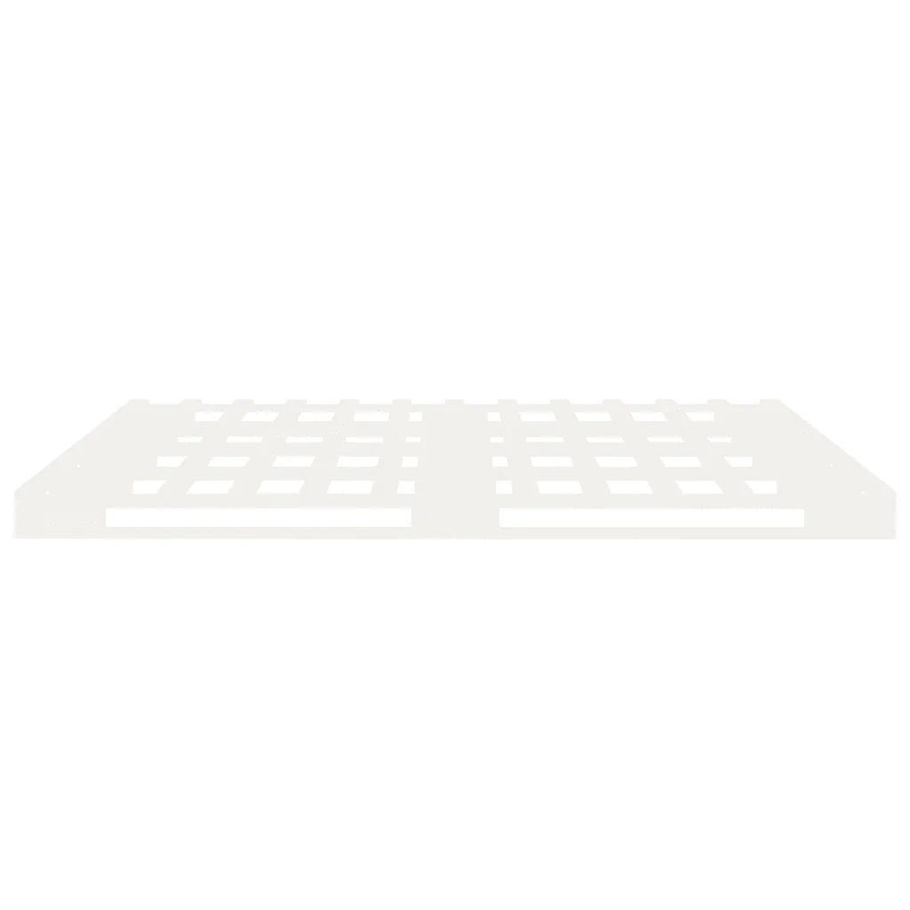 Letto matrimoniale | Letto per adulti | Giroletto senza Materasso Bianco 140x200 cm Legno Massello Pino - Image 8