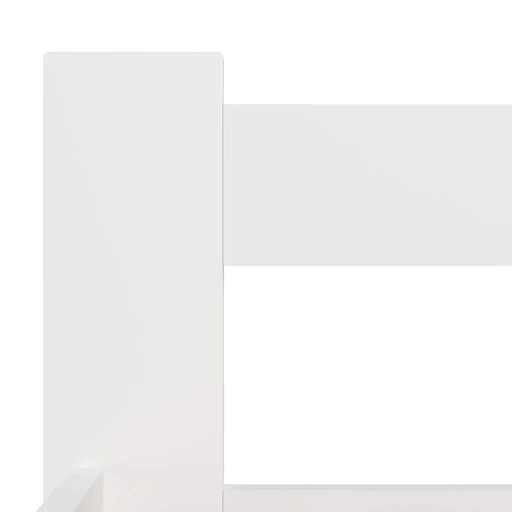 Letto matrimoniale | Letto per adulti | Giroletto senza Materasso Bianco 160x200 cm in Legno di Pino - Image 5