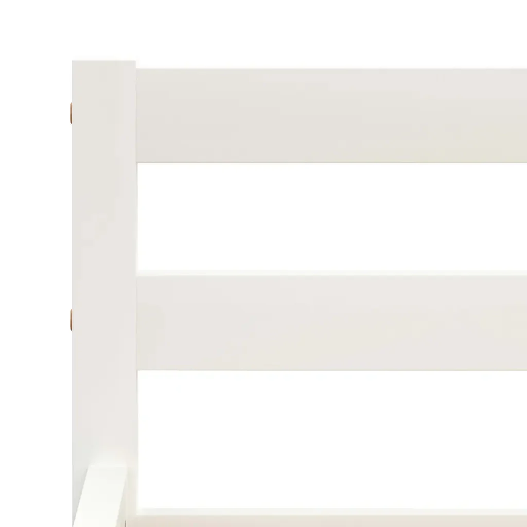 Letto matrimoniale | Letto per adulti | Giroletto senza Materasso Bianco 160x200 cm in Legno di Pino - Image 5