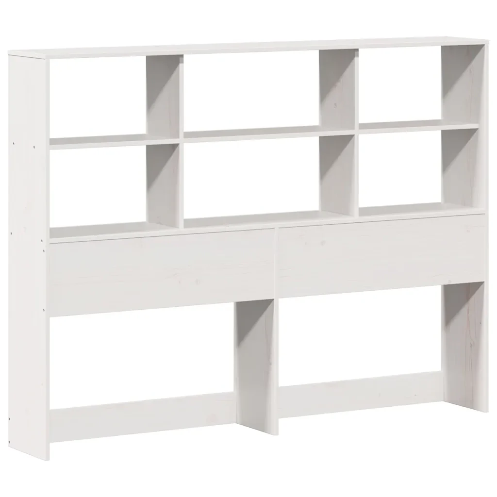 Letto matrimoniale | Letto per adulti | Giroletto senza Materasso Bianco 160x200 cm Legno Massello Pino - Image 6