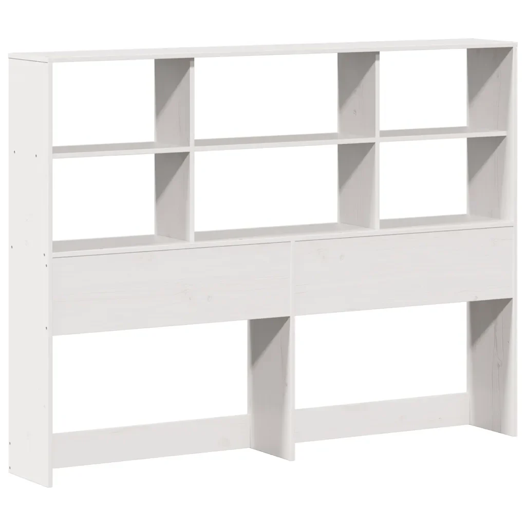 Letto matrimoniale | Letto per adulti | Giroletto senza Materasso Bianco 160x200 cm Legno Massello Pino - Image 6