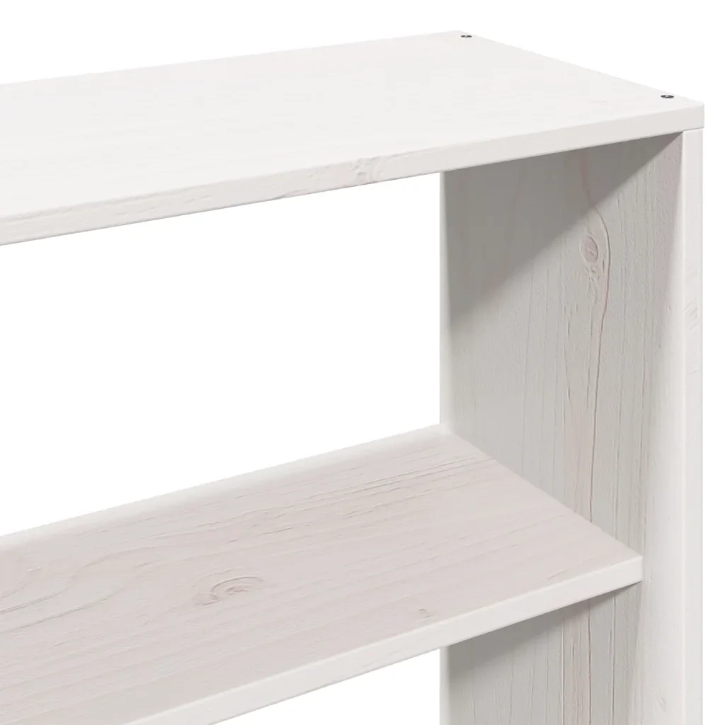 Letto matrimoniale | Letto per adulti | Giroletto senza Materasso Bianco 180x200 cm Legno Massello Pino - Image 10