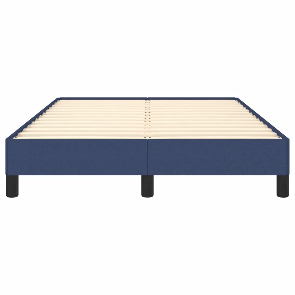 Letto matrimoniale | Letto per adulti | Giroletto senza Materasso Blu 120x190 cm in Tessuto - Image 5