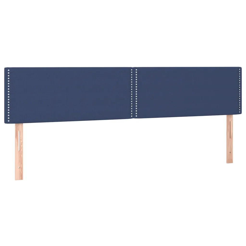 Letto matrimoniale | Letto per adulti | Giroletto senza Materasso Blu 120x190 cm in Tessuto - Image 8
