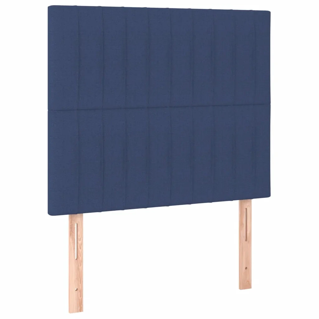 Letto matrimoniale | Letto per adulti | Giroletto senza Materasso Blu 120x200 cm in Tessuto - Image 8