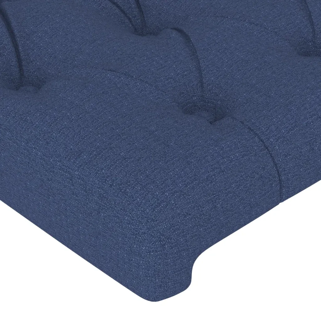 Letto matrimoniale | Letto per adulti | Giroletto senza Materasso Blu 160x200 cm in Tessuto - Image 10