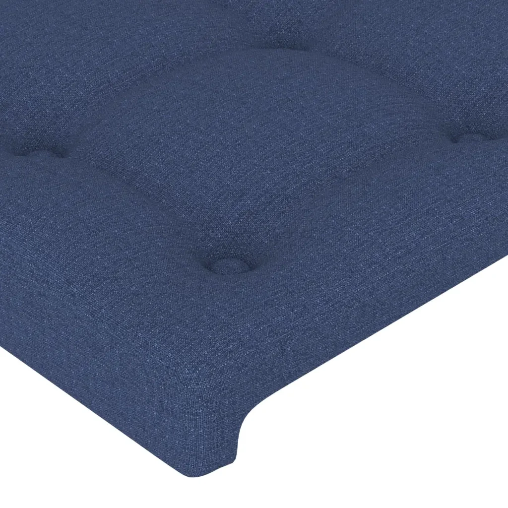 Letto matrimoniale | Letto per adulti | Giroletto senza Materasso Blu 160x200 cm in Tessuto - Image 10