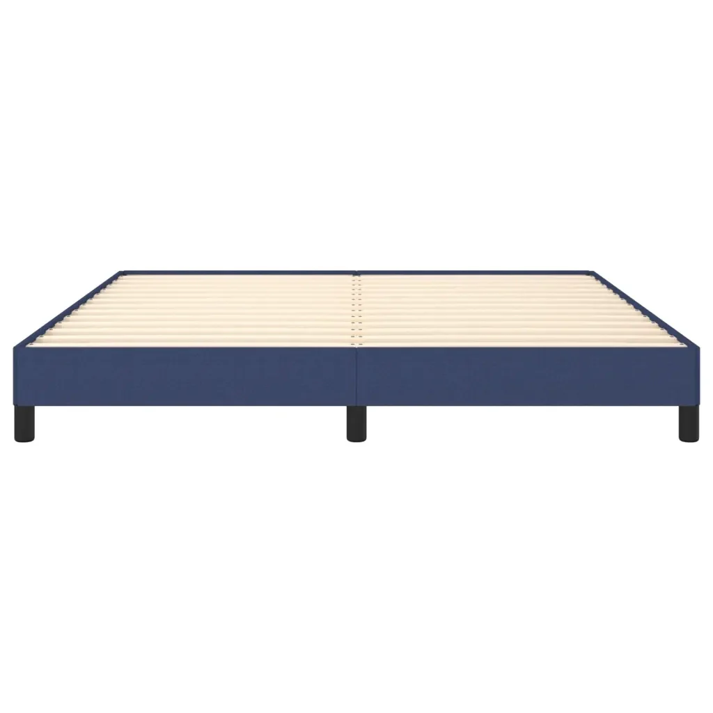 Letto matrimoniale | Letto per adulti | Giroletto senza Materasso Blu 180x200 cm in Tessuto - Image 5