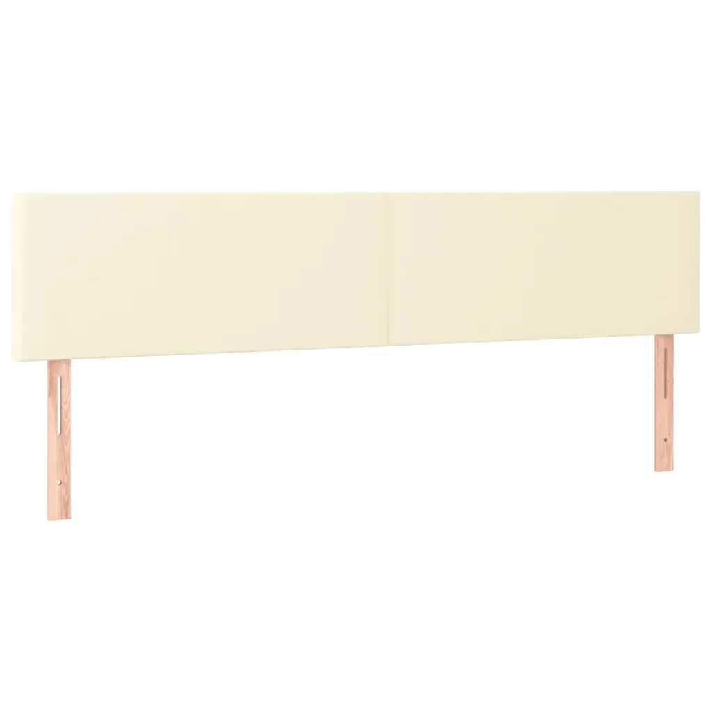 Letto matrimoniale | Letto per adulti | Giroletto senza Materasso Crema 120x190 cm Similpelle - Image 8