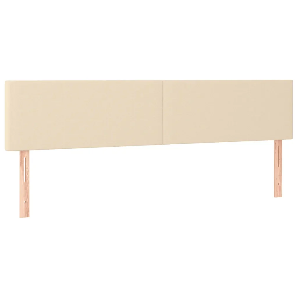 Letto matrimoniale | Letto per adulti | Giroletto senza Materasso Crema 120x190cm in Tessuto - Image 8