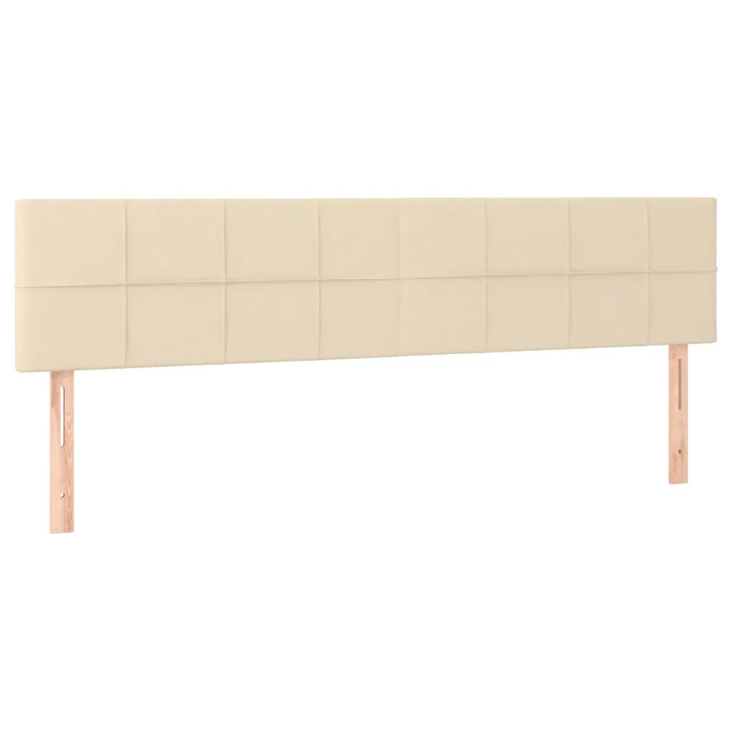 Letto matrimoniale | Letto per adulti | Giroletto senza Materasso Crema 120x190cm in Tessuto - Image 8