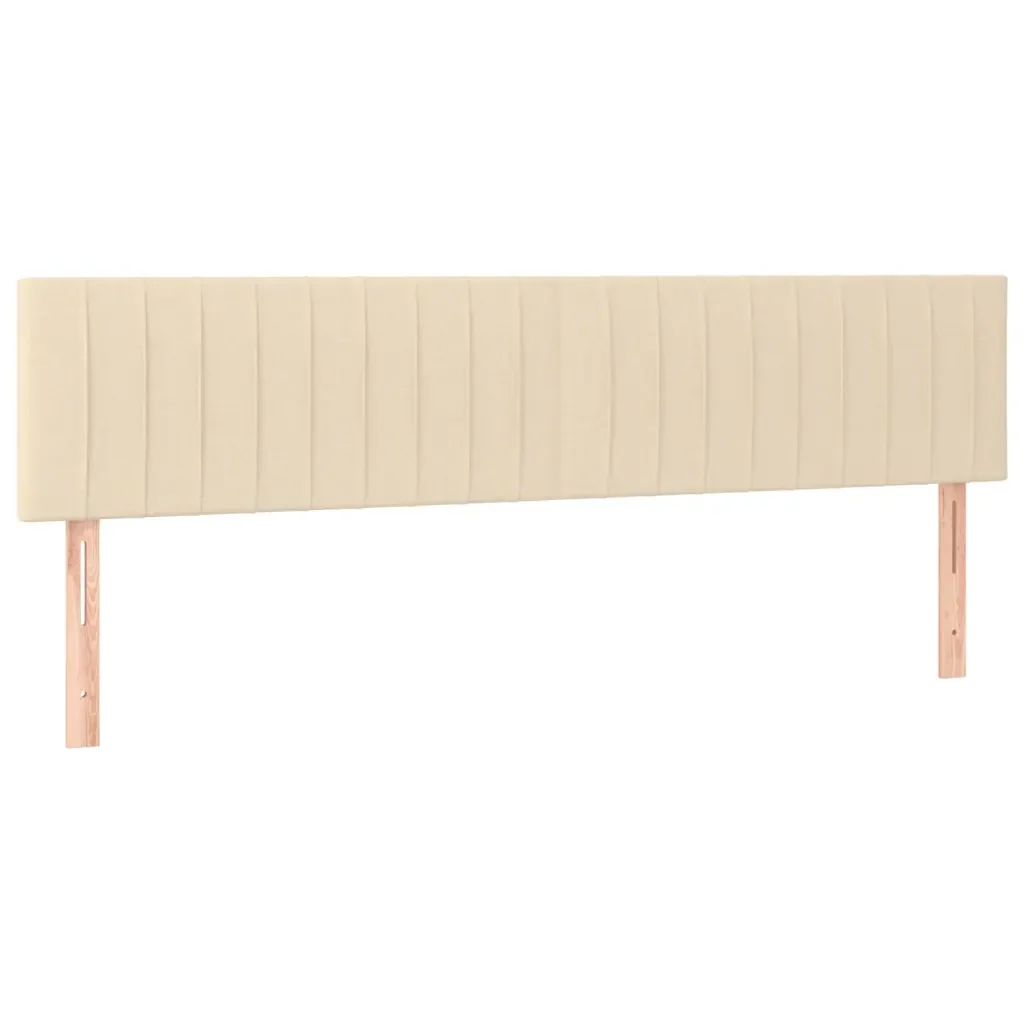 Letto matrimoniale | Letto per adulti | Giroletto senza Materasso Crema 120x190cm in Tessuto - Image 8