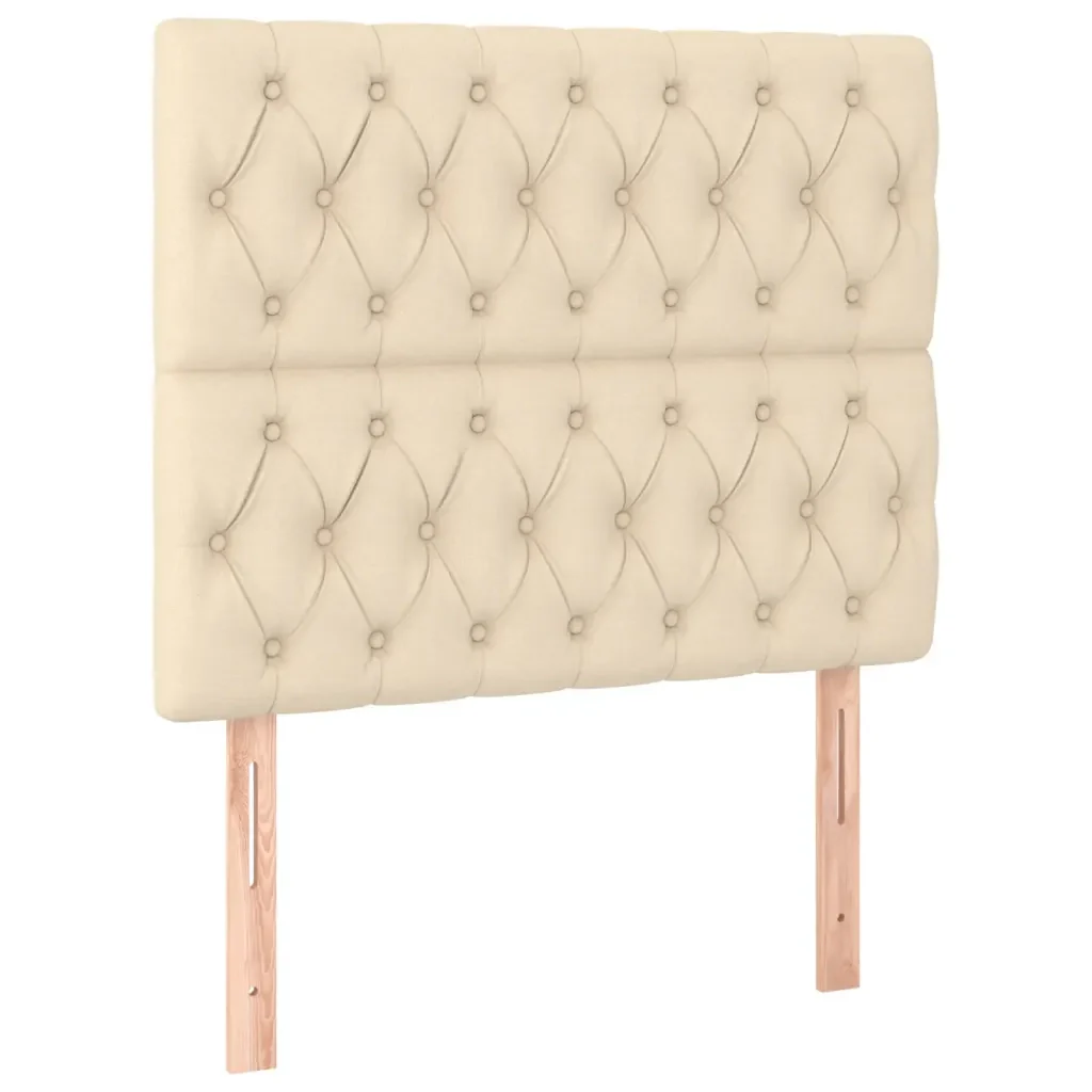 Letto matrimoniale | Letto per adulti | Giroletto senza Materasso Crema 120x200 cm Tessuto - Image 9